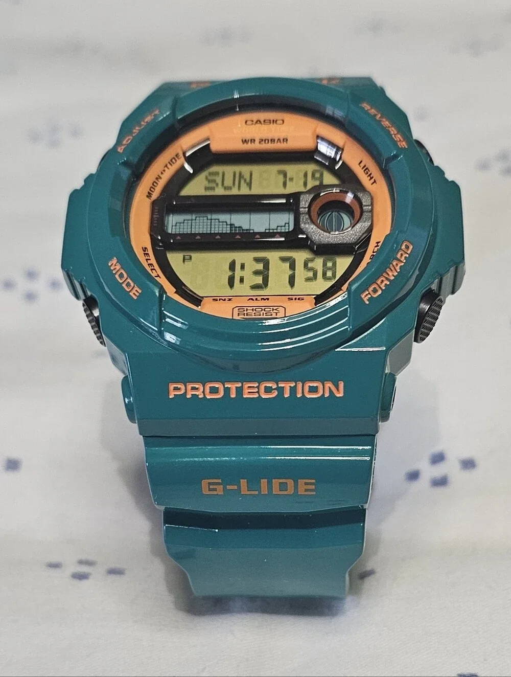 Casio G-Shock G-Lide GLX-150B new battery installed